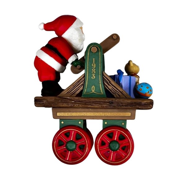 Hallmark Keepsake Ornament Jolly Trolley 1982 Santa Express 1983 Deliveries 1984 - Picture 9 of 16
